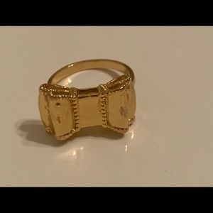 Kate Spade Gold Bow ring